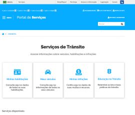 Novo portal de serviços do Denatran reúne informações para facilitar a vida do cidadão